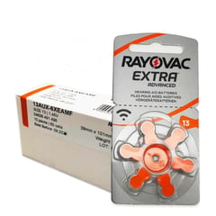 RAYOVAC - CAJA DE 60 PILAS PARA AUDIFONOS MEDICADOS 13