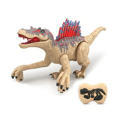 GENERICO - JUGUETE DINOSAURS WORLD SPINOSAURUS CON CONTROL REMOTO BEIGE