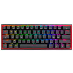 REDRAGON - Teclado Mecánico FIZZ PRO K616-RGB-B 60 Wireless Black Switch RED