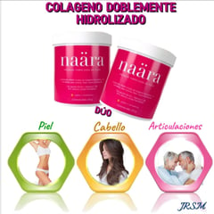 NAARA - Colágeno Naära Doblemente Hidrolizado Pack x 2 Potes