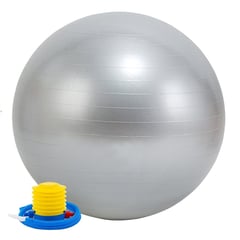 SPORT FITNESS - Pelota De Pilates 75cm+Inflador de regalo - plomo