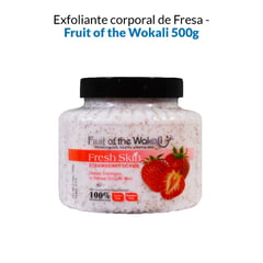 WOKALI - Exfoliante corporal de Fresa - Fruit of the 500g