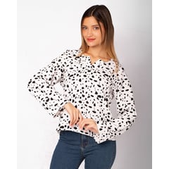 NEBULA - Blusa Layza - Blanco.