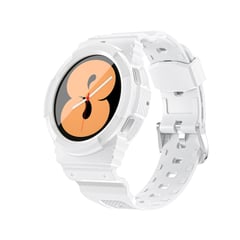 GENERICO - Correa + Case Armor para SAMSUNG GALAXY WATCH 5 DE 44MM - Blanco