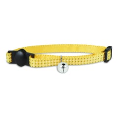 PETMATE - Collar Ajustable Amarillo con Puntos Brillantes