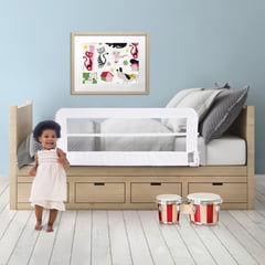 DREAMBABY - Baranda para Cama Abatible Extra Alto Dallas