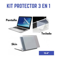 GENERICO - Protector para Laptop Teclado Pantalla Skin -156