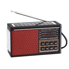 CAFINI - Parlante Radio Bluetooth con Panel Solar y Linterna - S5491FM