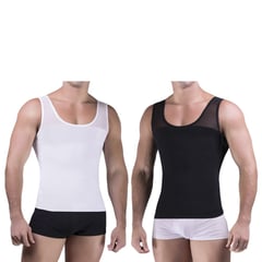 NATUREL - Set de 2 unidades Camisetas Reductoras Hombre Naturell.