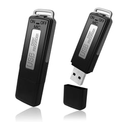 OEM - Memoria USB Espia - Grabadora De Voz - Bateria para 10 horas Grabando