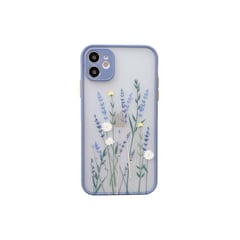 GENERICO - Fvk importaciones - case protector iphone 11 floral - morado