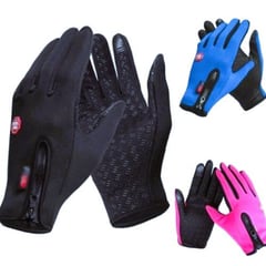 GENERICO - Guantes Ciclismo Moto Deportivo Táctil Impermeable Talla L