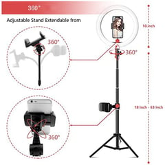 OEM - Aro anillo luz led 26cm + Tripode 2.10 mt para selfie