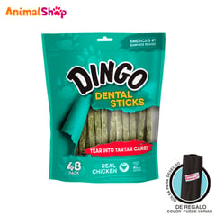 DINGO - Snacks Para Perro Dental Sticks 48Un