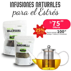 SIN BARROTES - Bundle de Teteras mas Infusiones Naturales para el Estrés