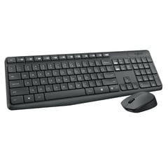 LOGITECH - Teclado Mouse Mk235 Wireless Usb Black