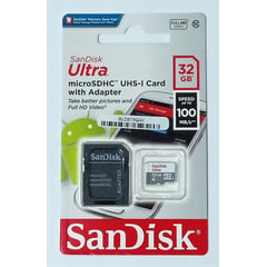 SANDISK - Memoria Micro Sd 32gb Clase 10 A1 con adaptador