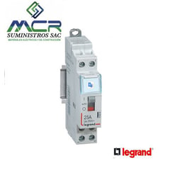 LEGRAND - CONTACTOR PARA LUMINARIA 2P 25A AC3 230VAC 2NA 412544