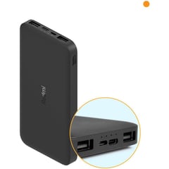 Power Bank Portatil 10000Mah Cargador Fast Charger Redmi Negro