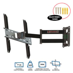 SUPER RACK - Rack de 32 a 55 Doble Brazo Giratorio Acero