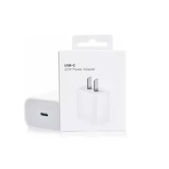 GENERICO - CARGADOR IPHONE 20W CUBO  NUEVO - CAJA