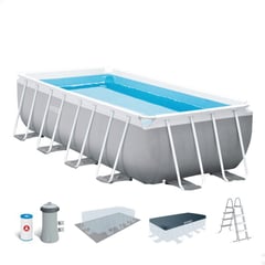 INTEX - PISCINA ESTRUCTURAL RECTANGULAR 488x244x107 CM