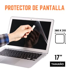 Protector Pantalla Laptop de 17 Universal Transparente