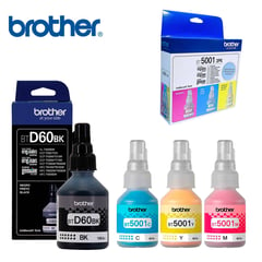 BROTHER - Tinta Btd60bk Y Bt5001 Tripack