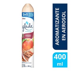 GLADE - Ambientador Spray Manzana y Canela 400ml