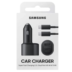 SAMSUNG - Cargador de Auto 45W para Galaxy S20 S20 Ultra S20 Ultra