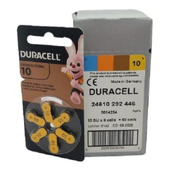 DURACELL - CAJA DE 60 PILAS PARA AUDIFONOS MEDICADOS 10