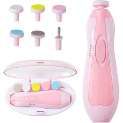 OEM - Kit Cortauñas para bebé Manicure Pulidor Uñas Rosado