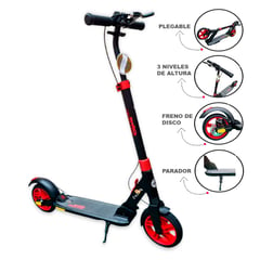 OKA - Scooter de Aluminio »JUVENIL» RED