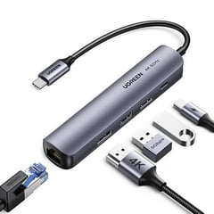 Adaptador Hub Usb-c 5 En 1, Hdmi 4K /rj45 GIGA/usb 3.0 (10919)