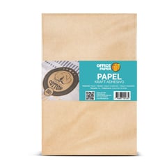 OFFICE PAPER - Papel Kraft Adhesivo Por 05 Hojas A4