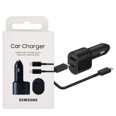 SAMSUNG - Cargador Car Charger Super Fast 2.0 Dual Port (45W+15W)