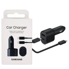 SAMSUNG - Cargador Samsung Car Charger Super Fast  2.0 Dual Port (45W+15W)