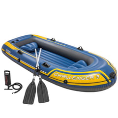 INTEX - Bote Inflable Challenger 3 Personas 295x137x43cm