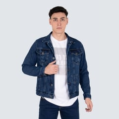 PARADA 111 - CASACA JEAN MODA HOMBRE PARADA111 PLATINI