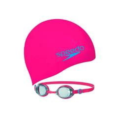 SPEEDO - Lentes Natacion Jet Jr Swim Set Rosado