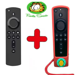 AMAZON - Control Remoto Fire TV Stick Funda Roja