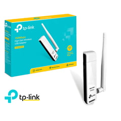 TP LINK - TP-Link Adaptador Inalambrico Usb TL-WN722N hasta 150 Mbps