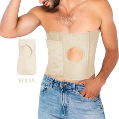 GENERICO - Faja para Colostomía Dhark Beige Talla S.