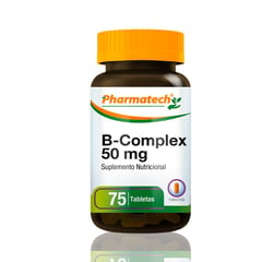 PHARMATECH - Complejo B 50Mcg Pharmatech 75 Tabletas