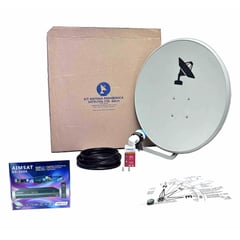 KIT - TV Satelital - Antena 60cm y Decodificador AIMSAT H264 FULL HD