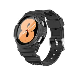 GENERICO - Correa + Case Armor para SAMSUNG GALAXY WATCH 4 DE 40MM - Negro