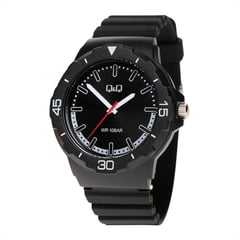 Q AND Q - Reloj Hombre QQ Analogico Deportivo Acuatico - Negro