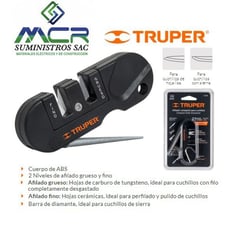 TRUPER - Afilador de Cuchillos para Cocina Portatil