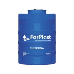 FARPLAST - CISTERNA PARA AGUA DE 1350 LTS CON KIT DE ACCESORIOS