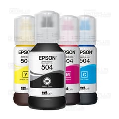 EPSON - Pack 4 Tintas 504 Cyan Magenta Yellow Black